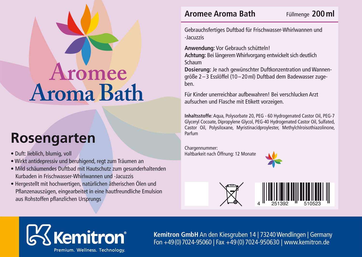 Aromee Aromabath "Rose Garden"