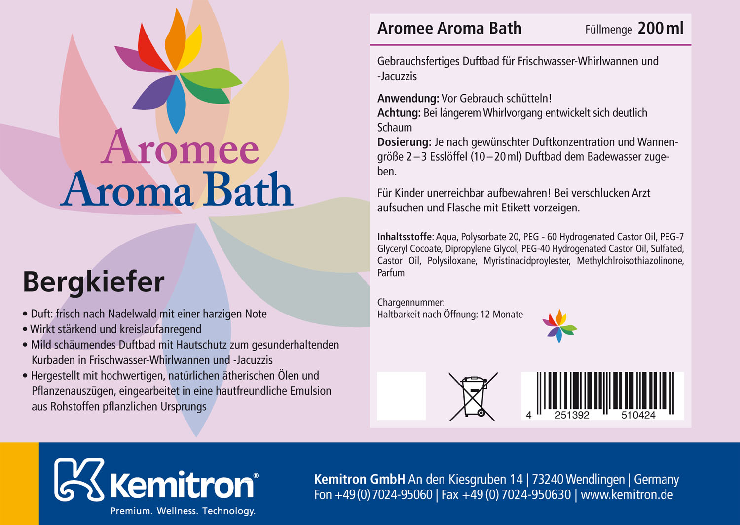 Aromee Aromabath "Mountain Pine"